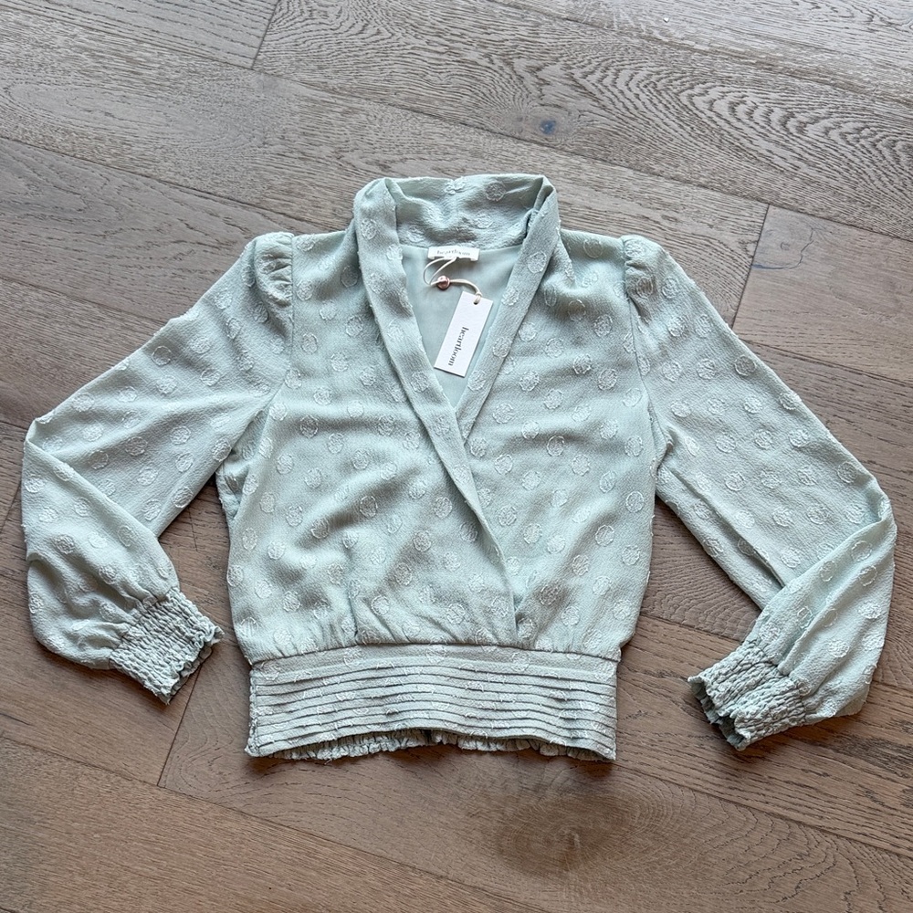 NWT Heartloom 'Kaelin Top' in Sage Green (SMALL) - Retail: $89